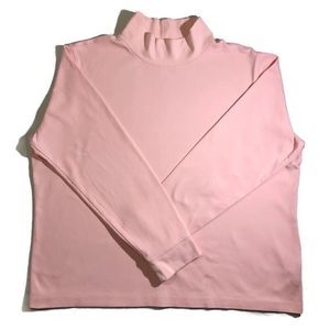 Pink Turtleneck Outdoor Wear